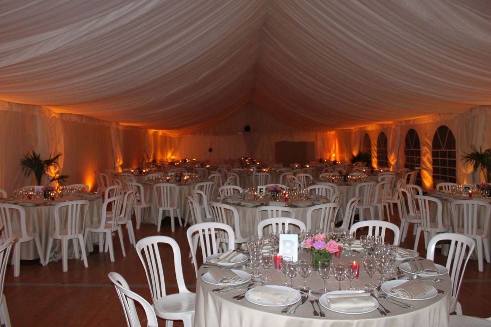 Tente avec vélums, éclairage, chauffage au Havre 76